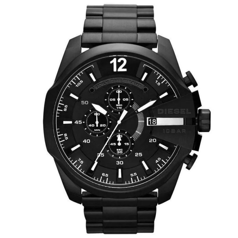 Diesel DZ4283 Mega Chief Chronograph Black Dial Men's Watch sold by Watch & Watch