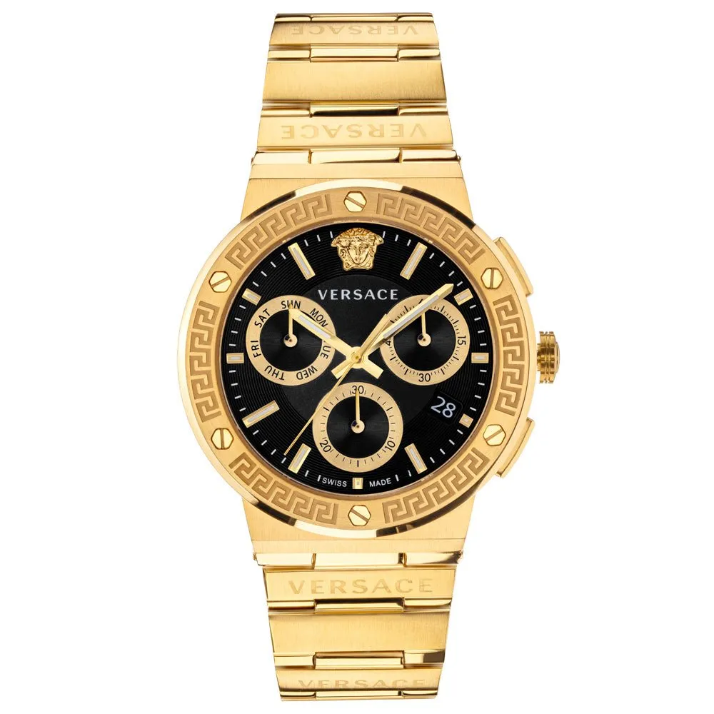 Versace VEZ900421 Men's Greca Logo Chrono Watch sold by Watch & Watch