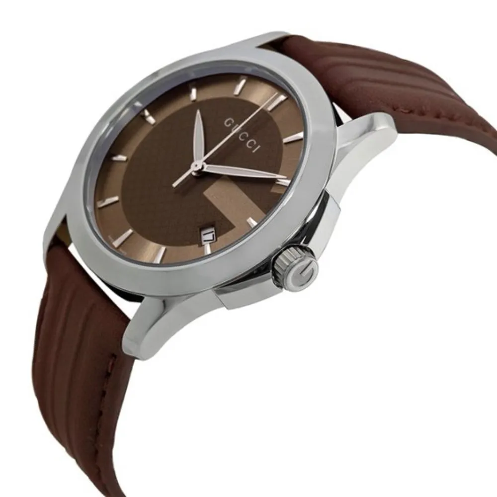 Gucci YA126403 G-Timeless Brown Dial Men's Watch sold by Watch & Watch product image thumbnail 2