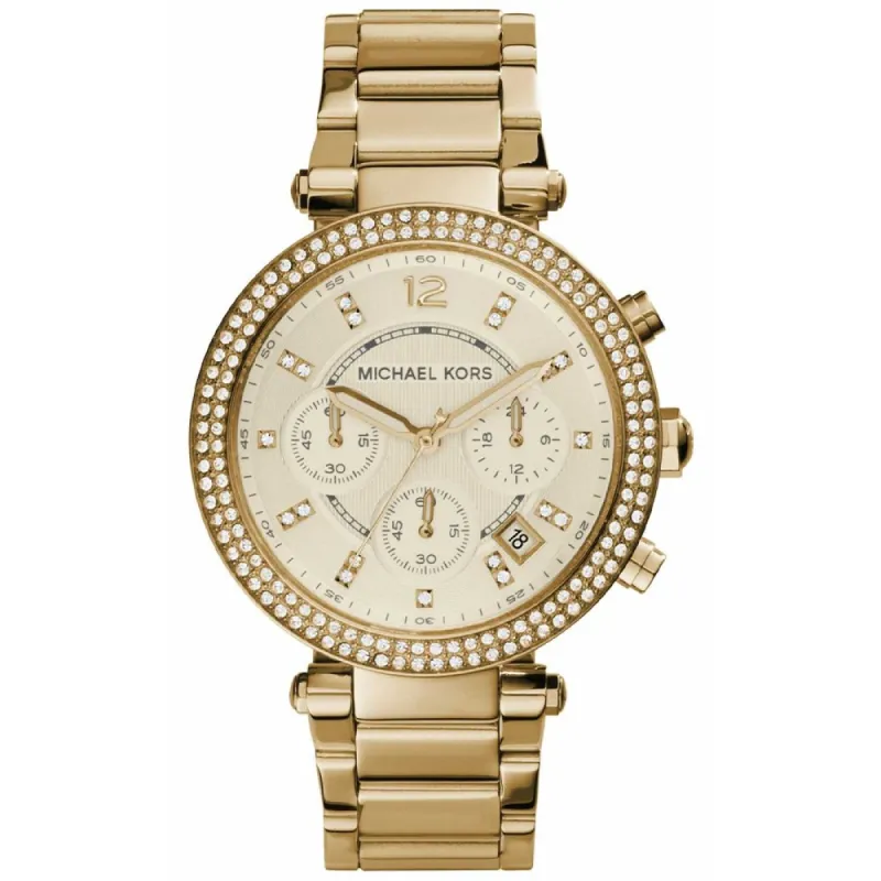 Michael Kors MK5354 Parker Gold Tone Ladies Watch sold by Watch & Watch