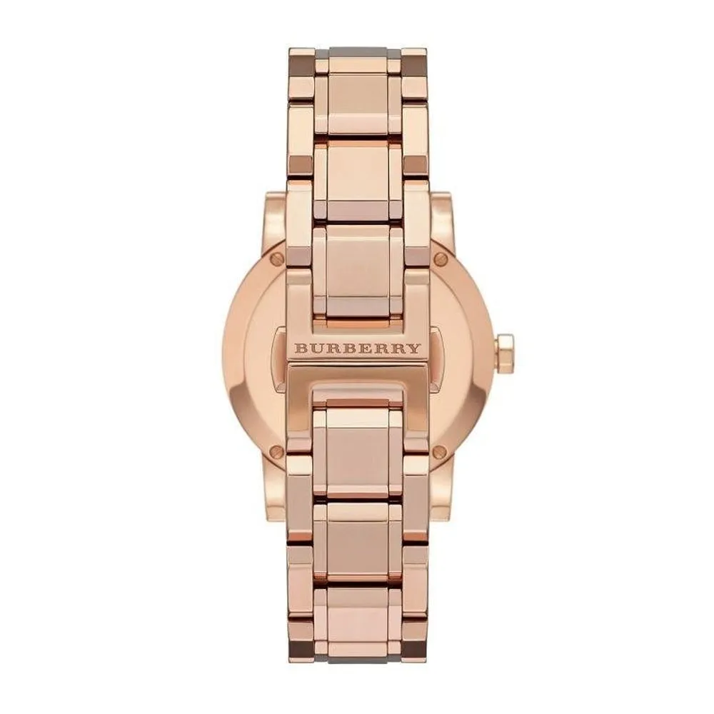 Burberry BU9135 Brown Rose Gold Stainless Steel Analog Quartz Women's Watch sold by Watch & Watch product image thumbnail 4