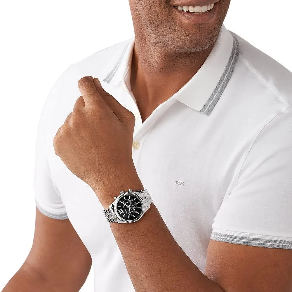 Michael Kors MK8602 Lexington Chronograph Black Dial Men's Watch sold by Watch & Watch product image thumbnail 3