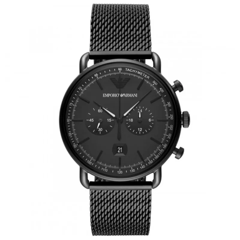 Emporio Armani AR11264 Sport Aviator 43mm Men's Watch sold by Watch & Watch