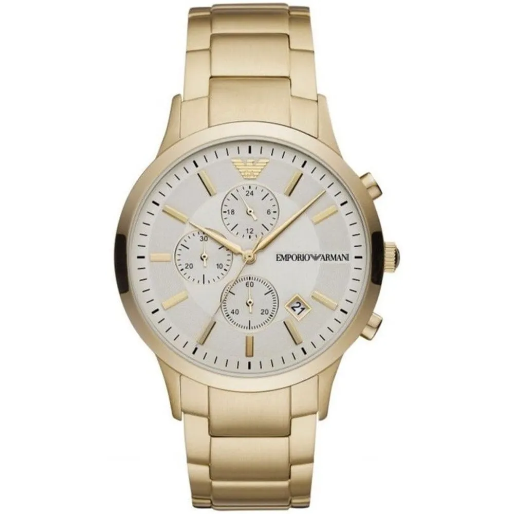 Emporio Armani AR11332 Chronograph Men's Watch Renato Gold sold by Watch & Watch