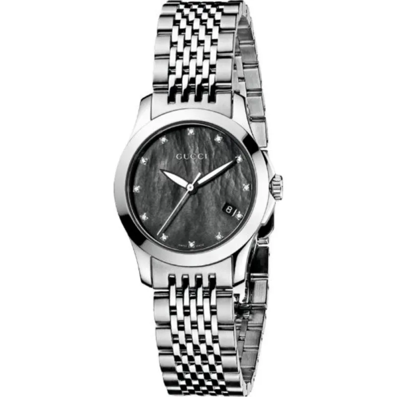 Gucci YA126505 G-Timeless Black Dial Ladies Watch sold by Watch & Watch