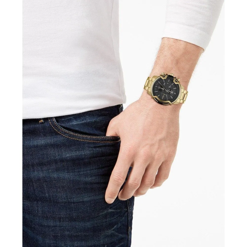 Diesel DZ4522 Griffed Chronograph Gold Black Men's Watch sold by Watch & Watch product image thumbnail 4