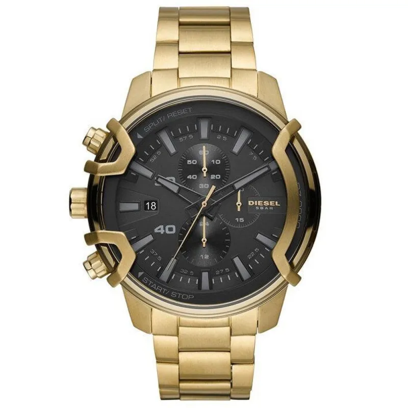 Diesel DZ4522 Griffed Chronograph Gold Black Men's Watch sold by Watch & Watch