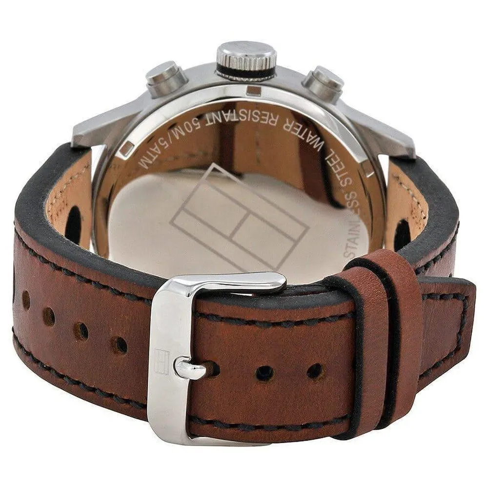 Tommy Hilfiger 1791049 Trent Multifunction Brown Leather Men's Watch sold by Watch & Watch product image thumbnail 2