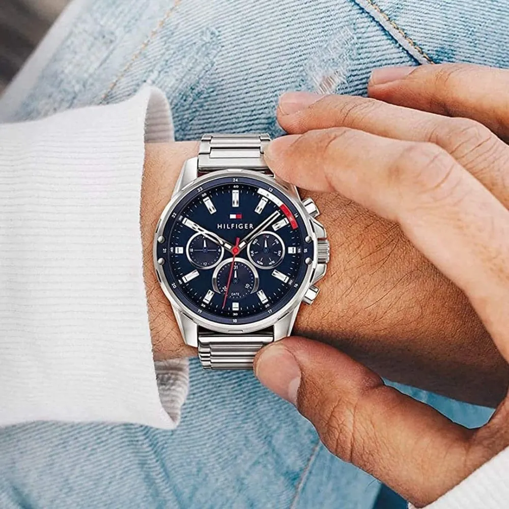 Tommy Hilfiger 1791788 Blue Dial Chronograph Men's Watch sold by Watch & Watch product image thumbnail 5