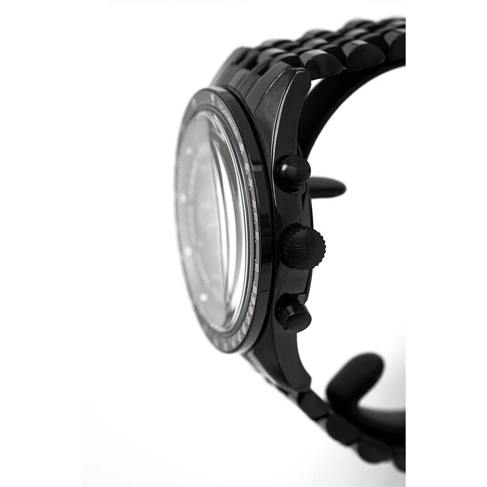 Emporio Armani AR5989 Tazio Chronograph Men's Watch Black sold by Watch & Watch product image thumbnail 3