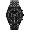 Emporio Armani AR5989 Tazio Chronograph Men's Watch Black sold by Watch & Watch