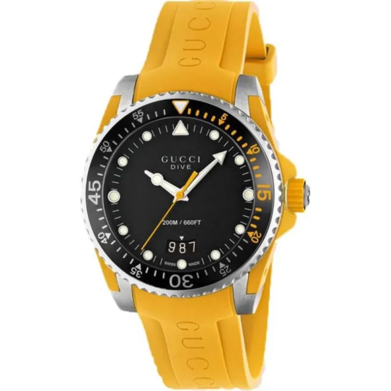 Gucci YA136319 Black Dial Men's Watch sold by Watch & Watch
