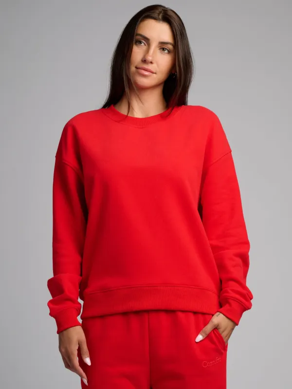 Halo Lightweight Crop Crew - Pre Order made by Comfrt