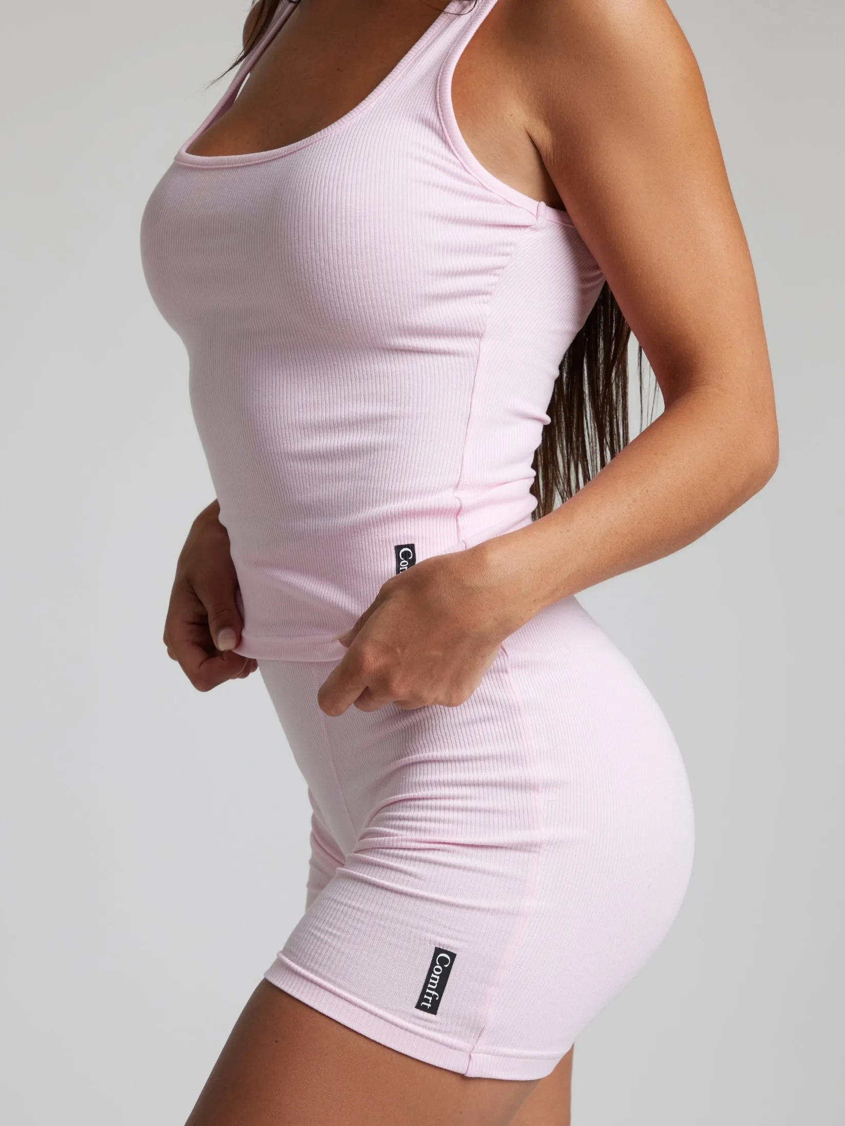 Rib Contour Waist Length Tank sold by Comfrt product image thumbnail 5