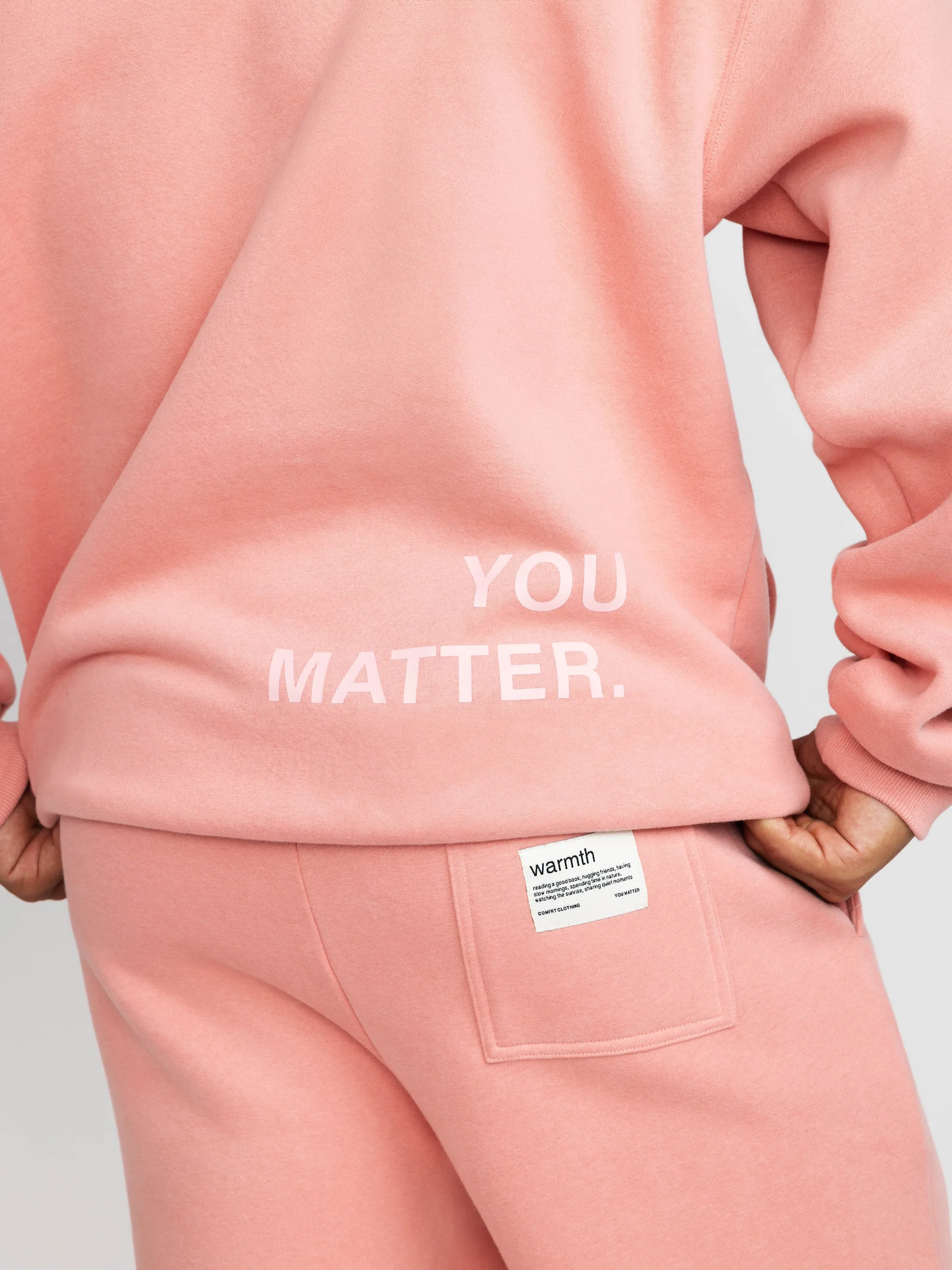 You Matter Straight Leg Sweatpants sold by Comfrt product image thumbnail 3