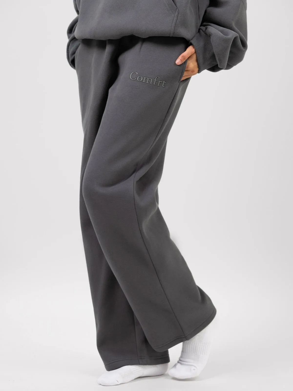 Minimalist Straight Leg Sweatpants - Pre-Order sold by Comfrt product image thumbnail 4
