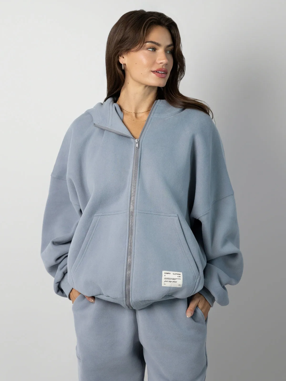 Affirmation Zip Hoodie sold by Comfrt product image thumbnail 5