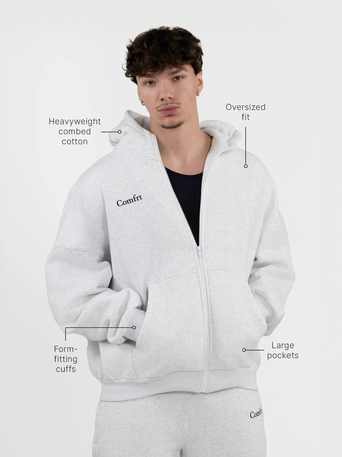 Cloud Zip Hoodie - Pre-Order sold by Comfrt product image thumbnail 2