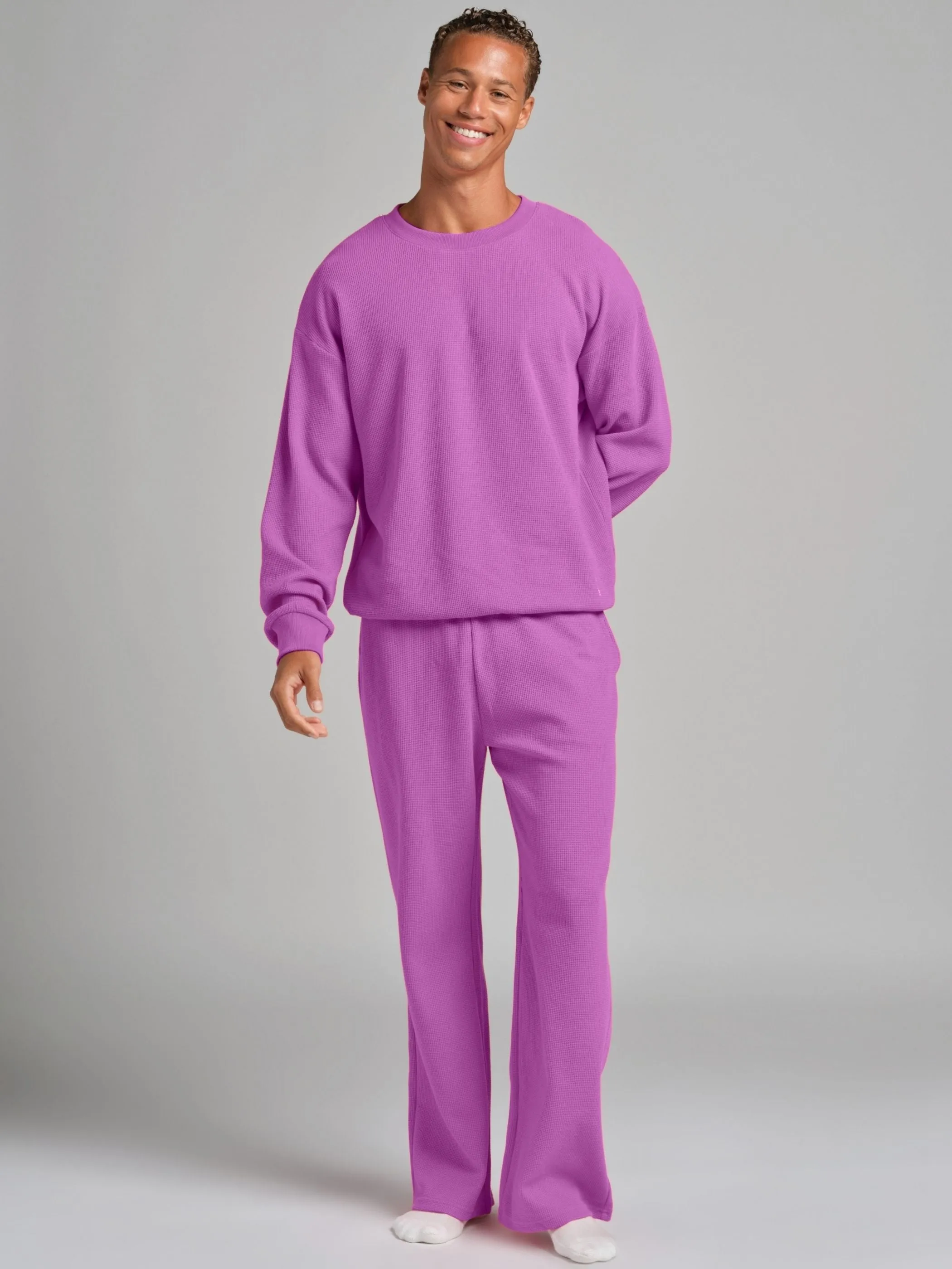 VIP Exclusive Waffle Lounge Long Sleeve sold by Comfrt product image thumbnail 2