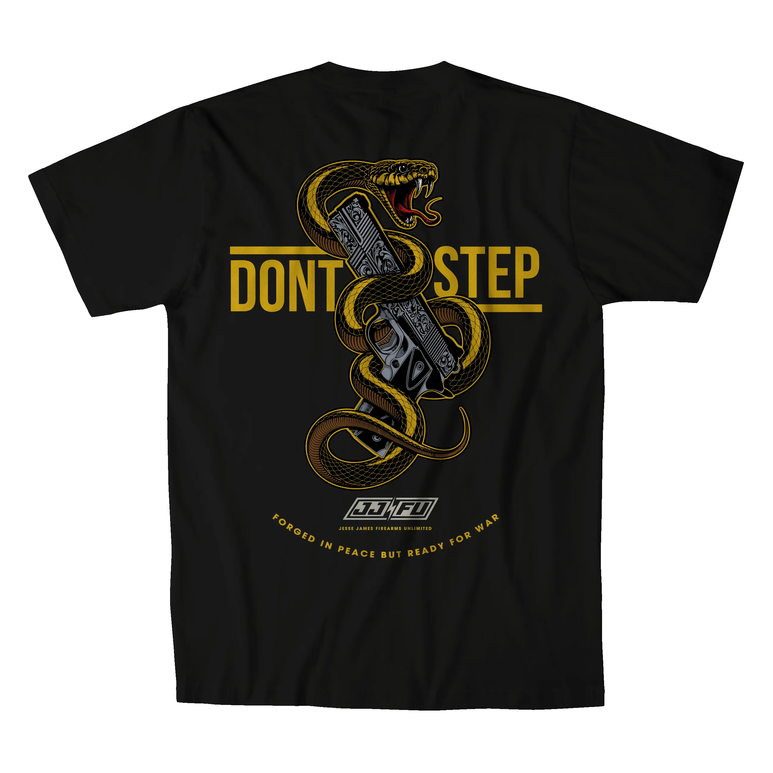 JJFU DONT STEP TEE - BLACK sold by West Coast Choppers