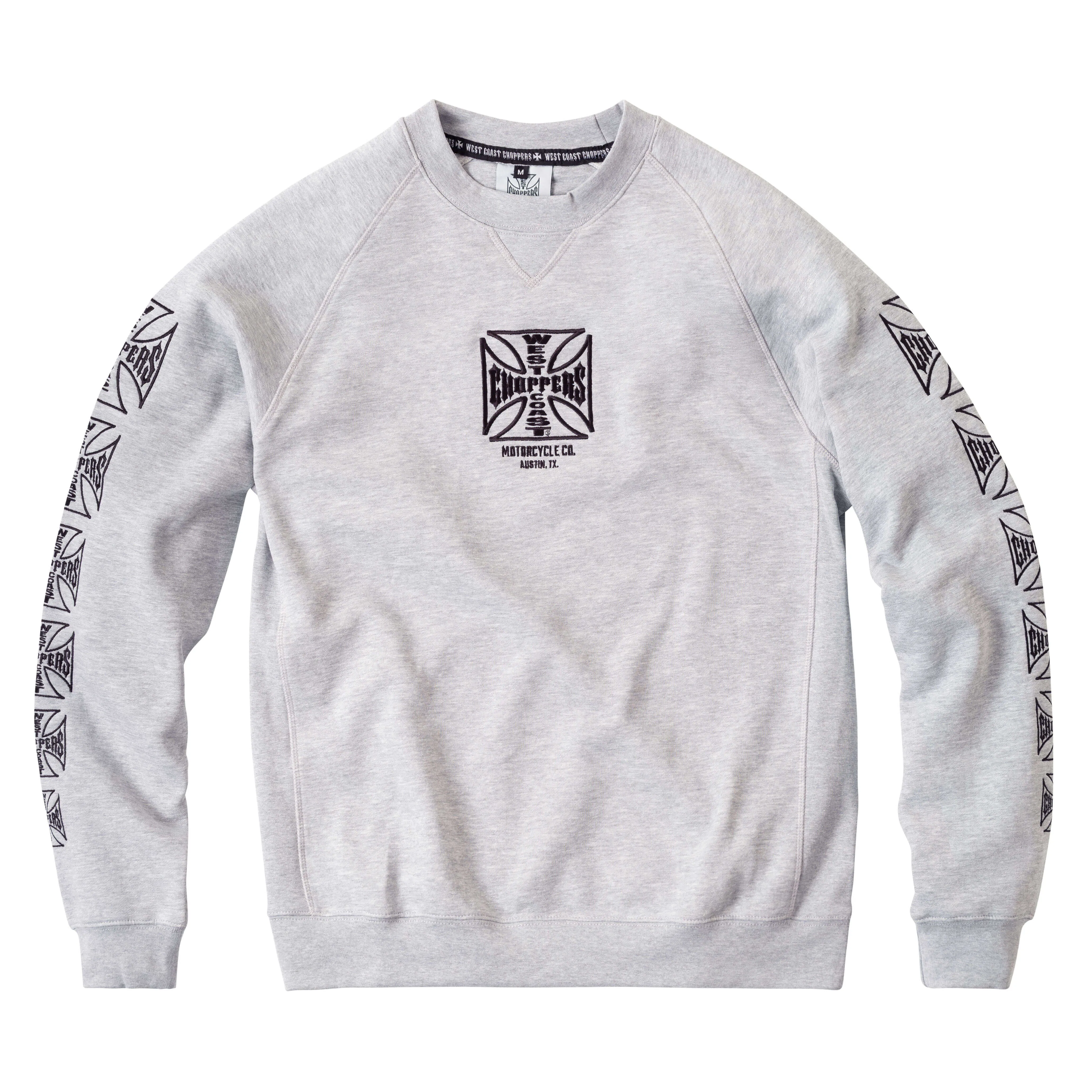 WCC DOMINATOR OVERSIZED SWEATER - HEATHER GREY sold by West Coast Choppers