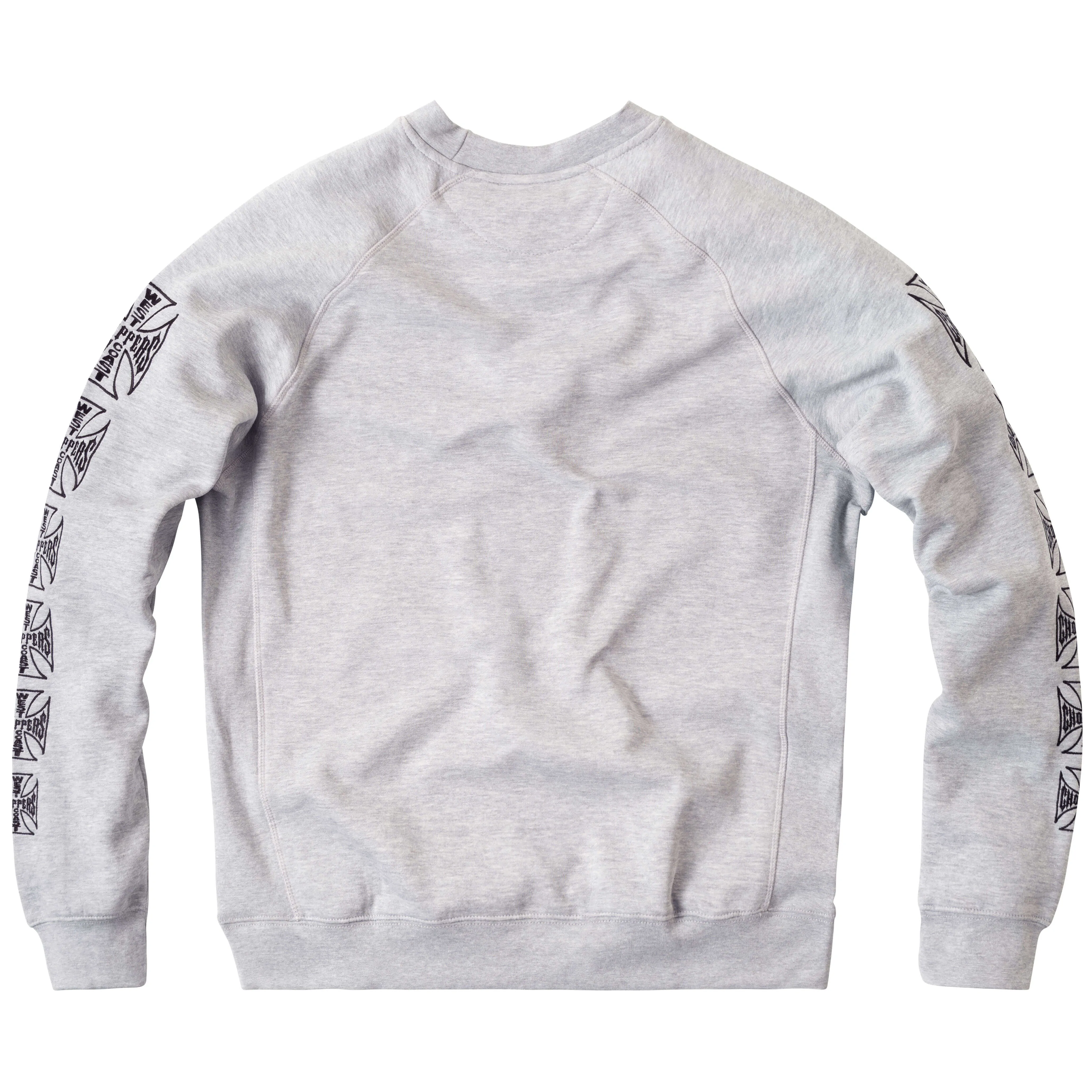 WCC DOMINATOR OVERSIZED SWEATER - HEATHER GREY sold by West Coast Choppers product image thumbnail 2