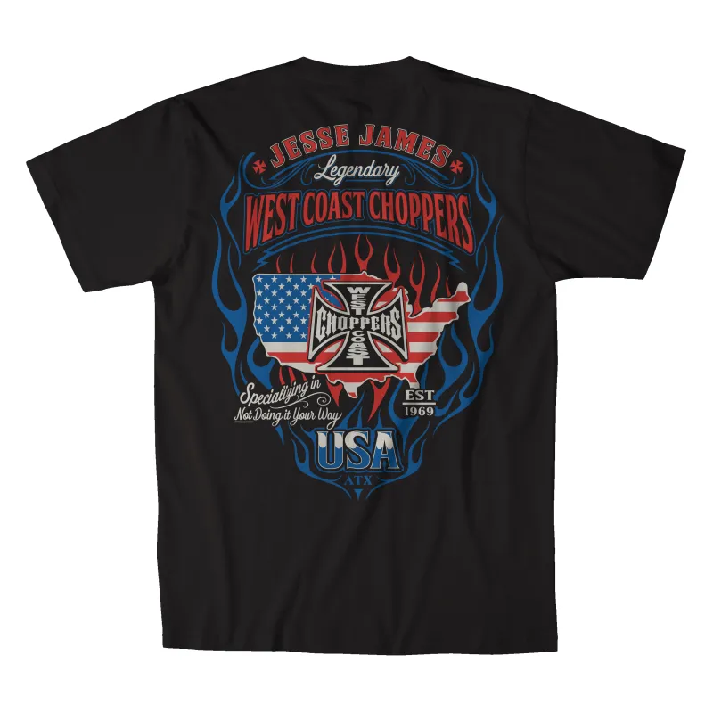 WCC NOT DOING IT YOUR WAY TEE - BLACK made by West Coast Choppers