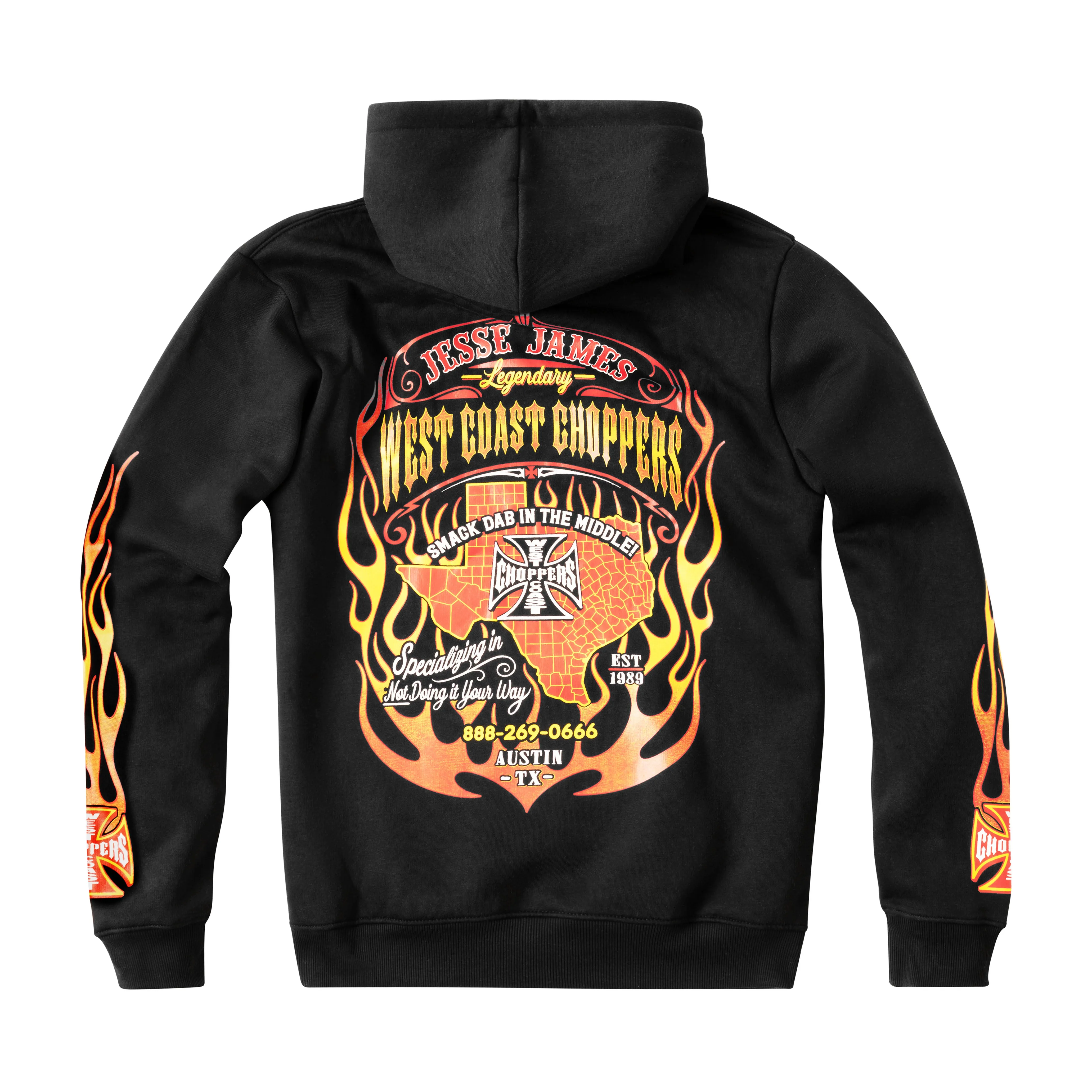 WCC Not Doing it your Way Hoody - Black sold by West Coast Choppers