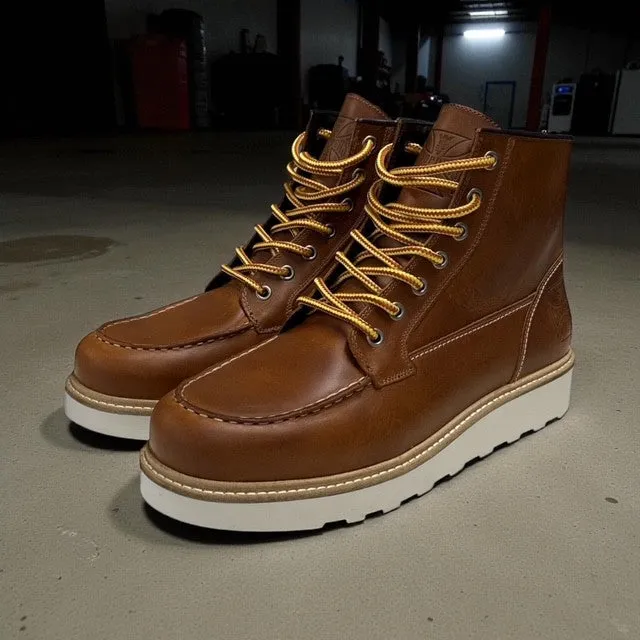 WCC RIGID LEATHER BOOTS - COGNAC sold by West Coast Choppers product image thumbnail 2