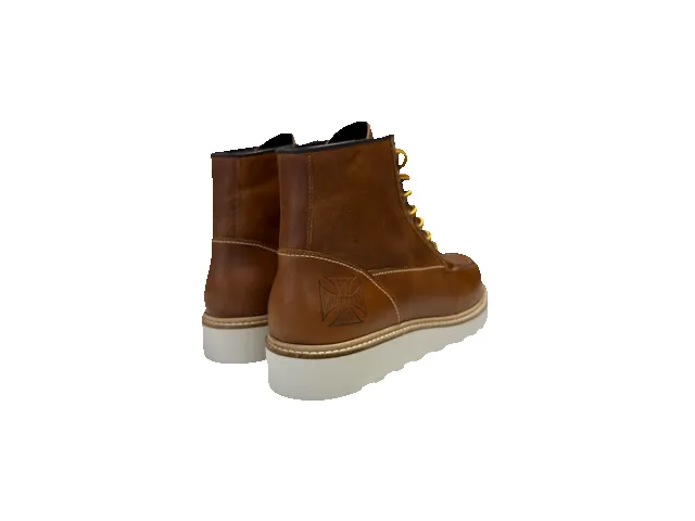 WCC RIGID LEATHER BOOTS - COGNAC sold by West Coast Choppers product image thumbnail 4