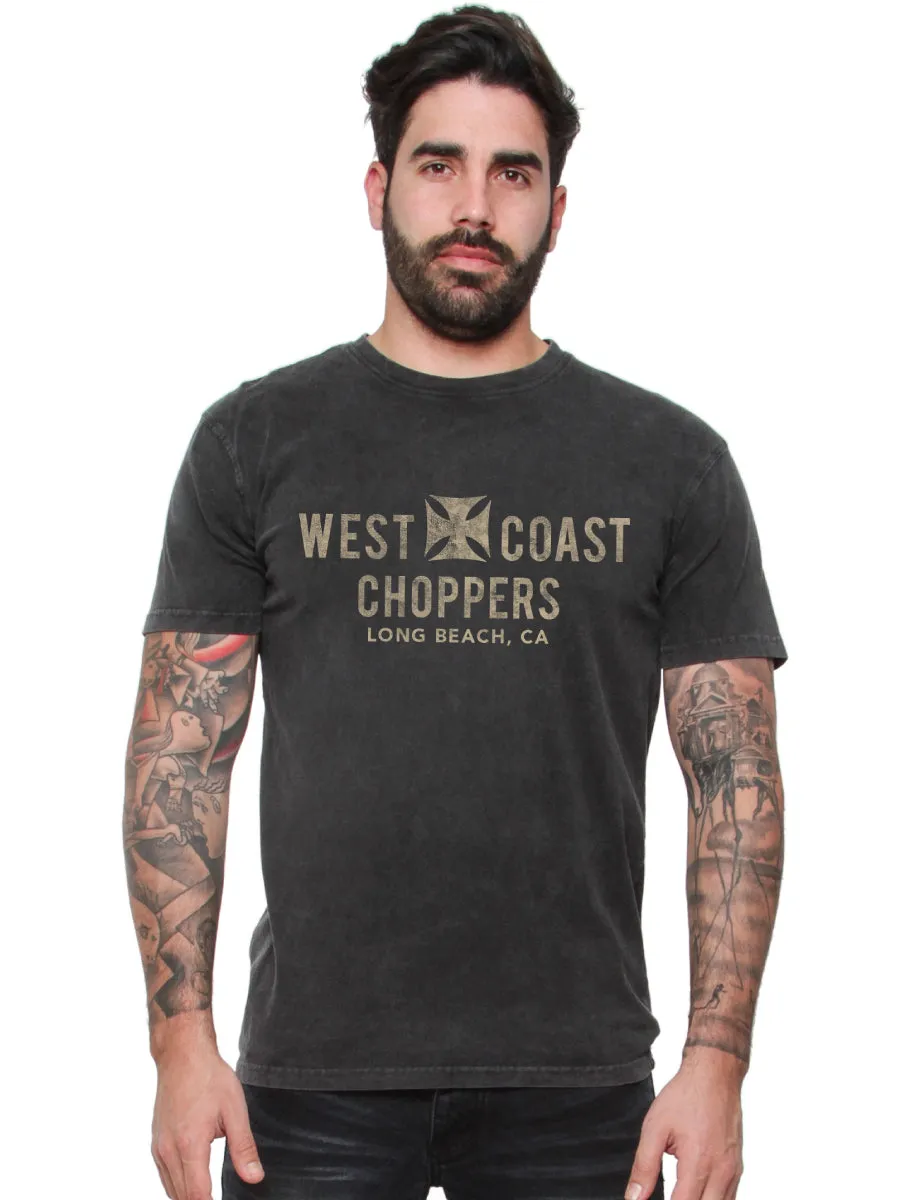 West Coast Choppers Eagle tee - Vintage Black sold by West Coast Choppers