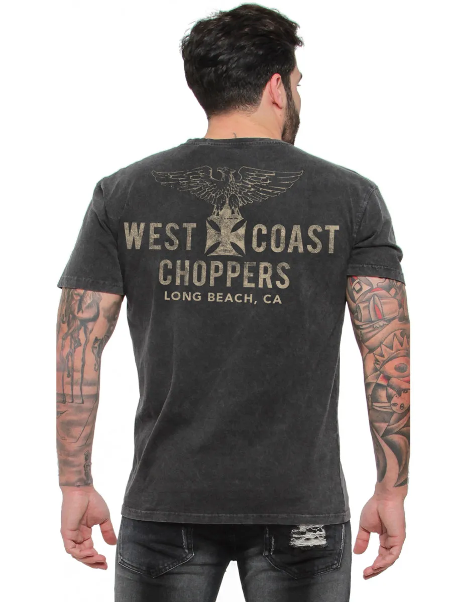 West Coast Choppers Eagle tee - Vintage Black sold by West Coast Choppers product image thumbnail 2