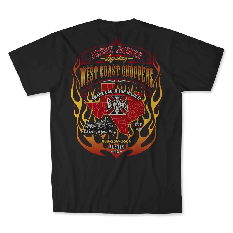 WCC NOT DOING IT YOUR WAY TEE - BLACK made by West Coast Choppers