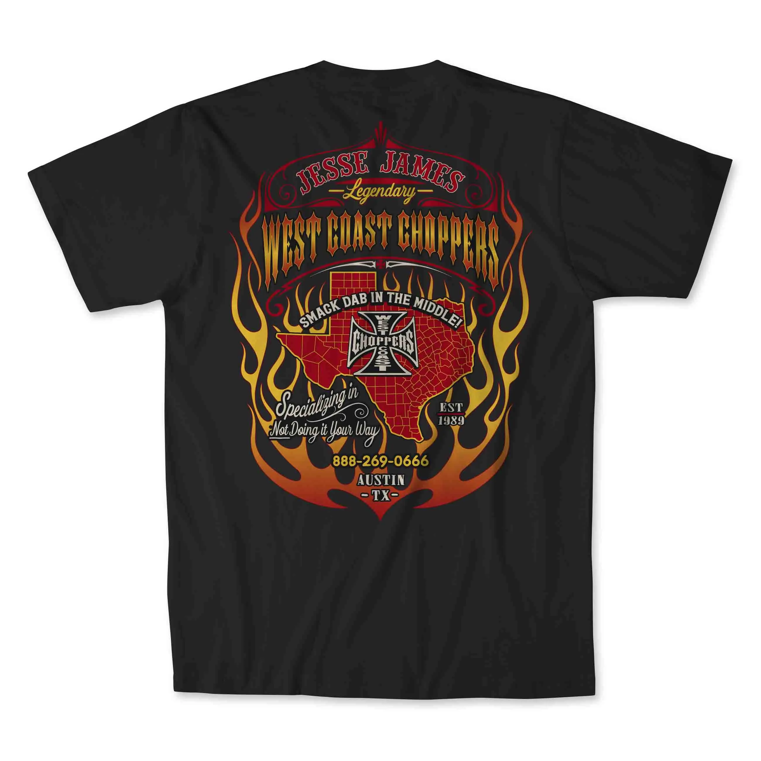 WCC NOT DOING IT YOUR WAY TEE - BLACK sold by West Coast Choppers
