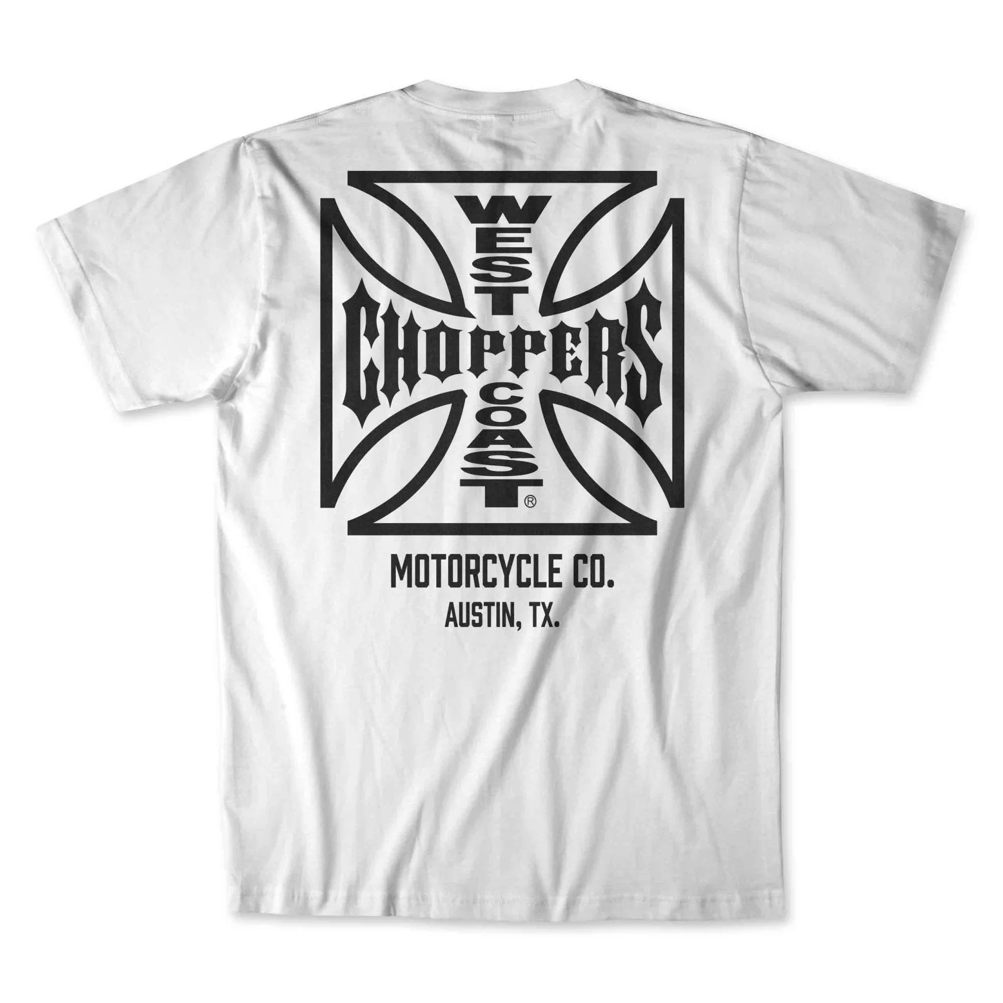 WCC OG ATX TEE - WHITE sold by West Coast Choppers