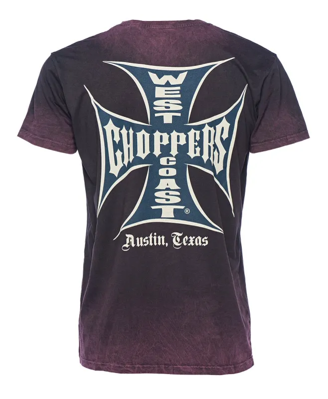 West Coast Choppers OG Classic Tee - Vintage Bordeaux made by West Coast Choppers