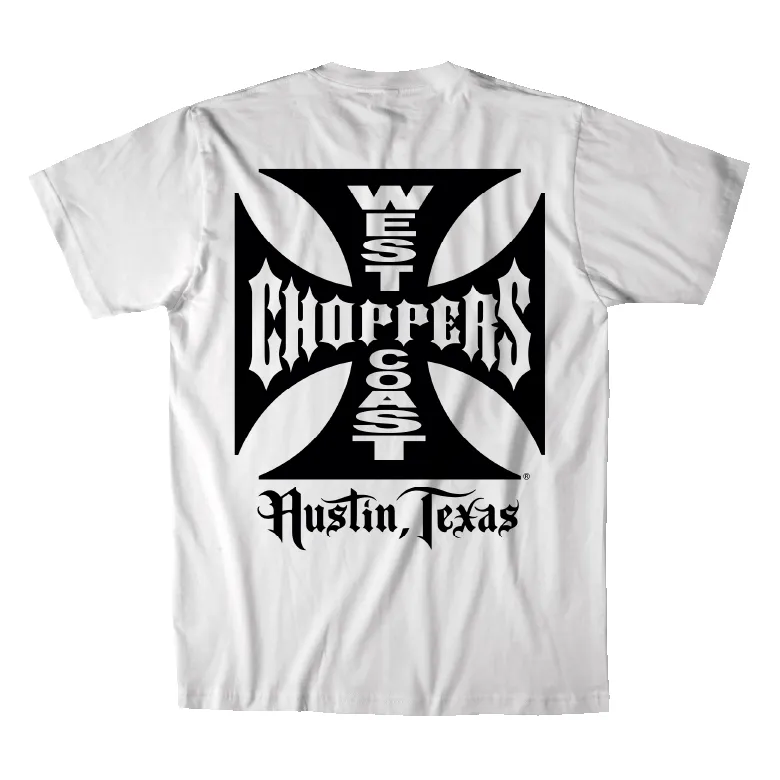 West Coast Choppers OG Classic ATX Tee - White sold by West Coast Choppers