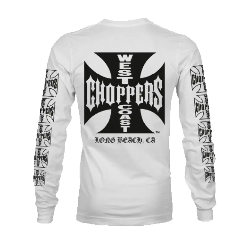 WCC OG LBC LONGSLEEVE - WHITE made by West Coast Choppers