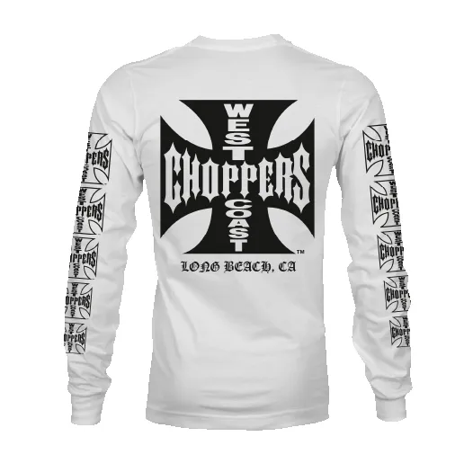 WCC OG LBC LONGSLEEVE - WHITE sold by West Coast Choppers