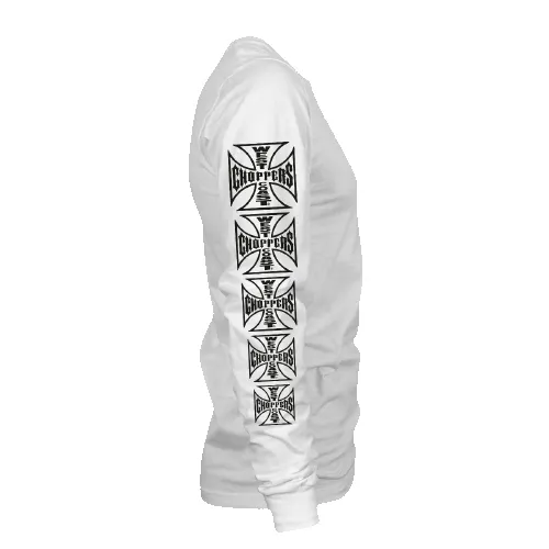 WCC OG LBC LONGSLEEVE - WHITE sold by West Coast Choppers product image thumbnail 3