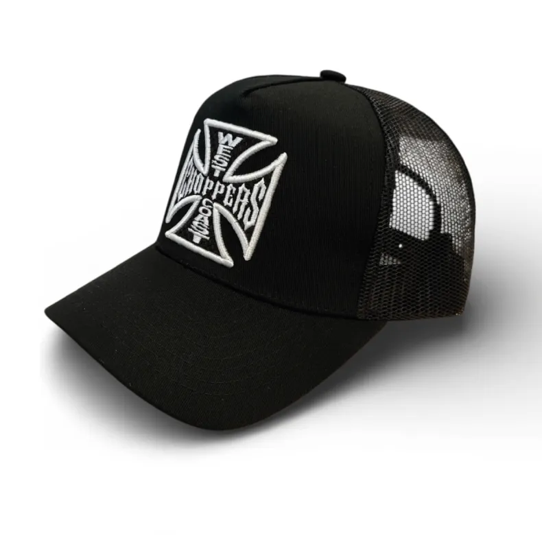 West Coast Choppers OG Trucker Hat - Black made by West Coast Choppers