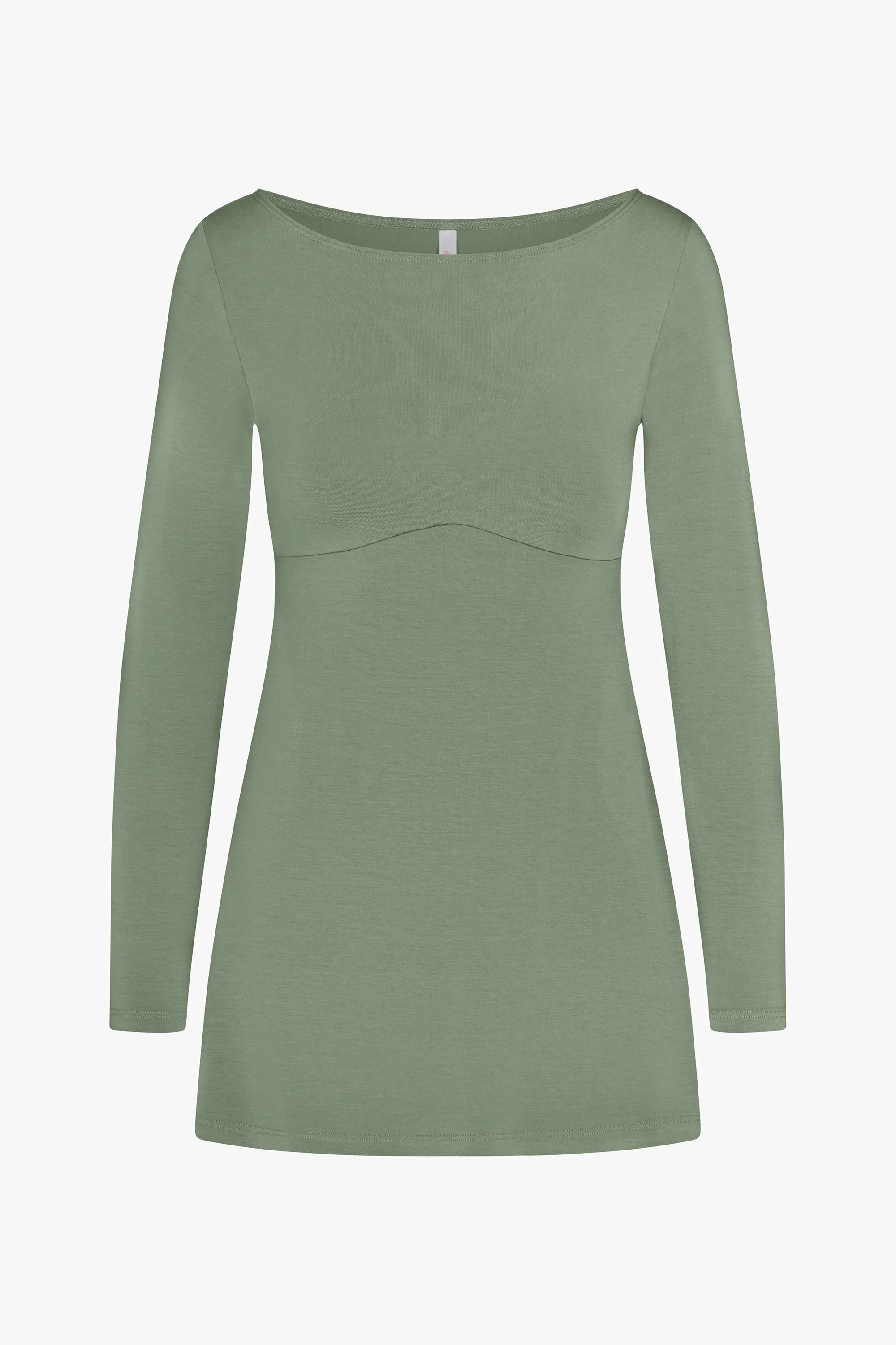 BOATNECK DRESS IN SAGE sold by Ratboi