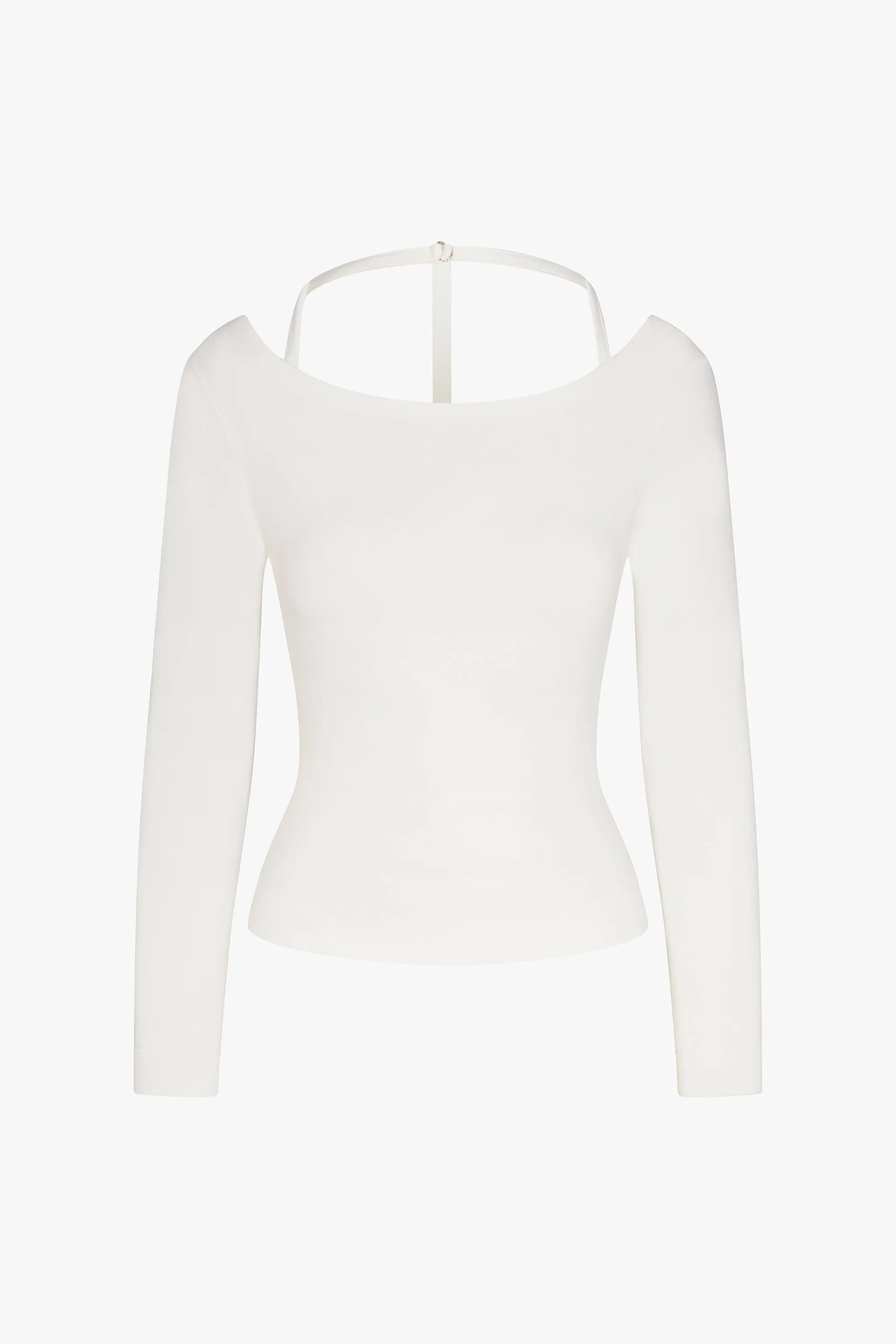 COWL BACK LONG SLEEVE IN CLOUD sold by Ratboi