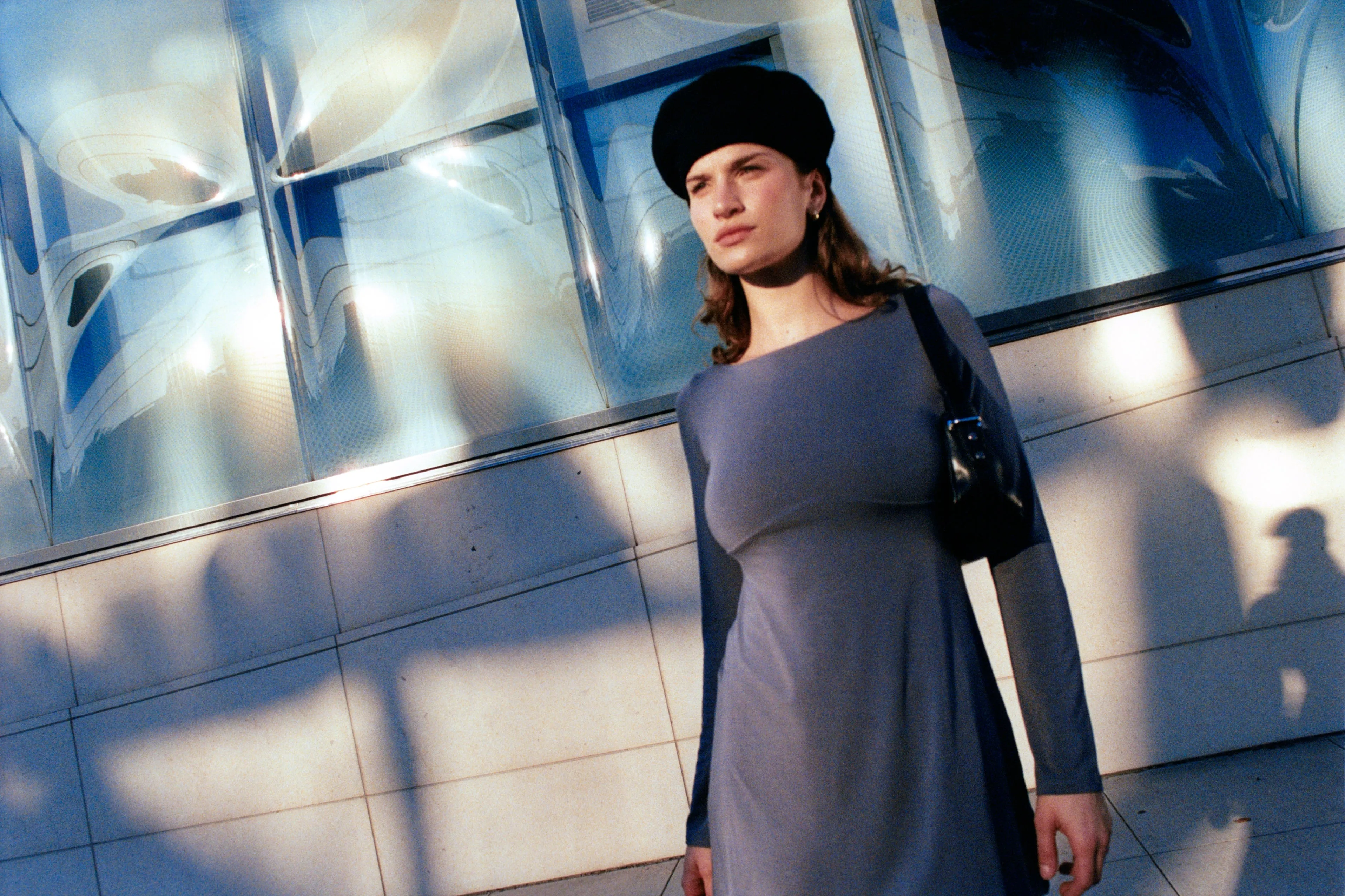 BOATNECK DRESS IN SLATE sold by Ratboi product image thumbnail 3