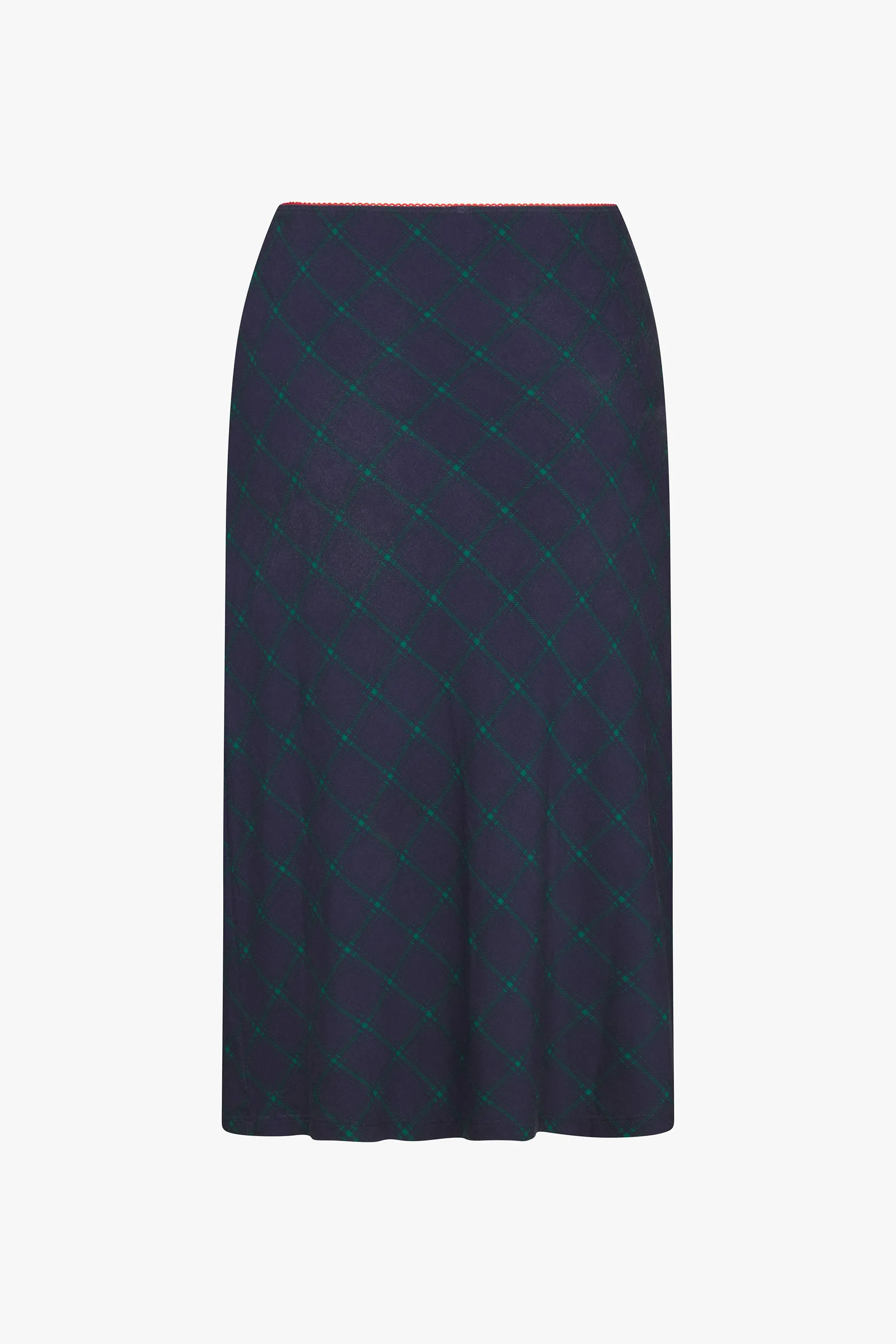 BIAS MIDI SLIP SKIRT IN OXFORD sold by Ratboi product image thumbnail 4