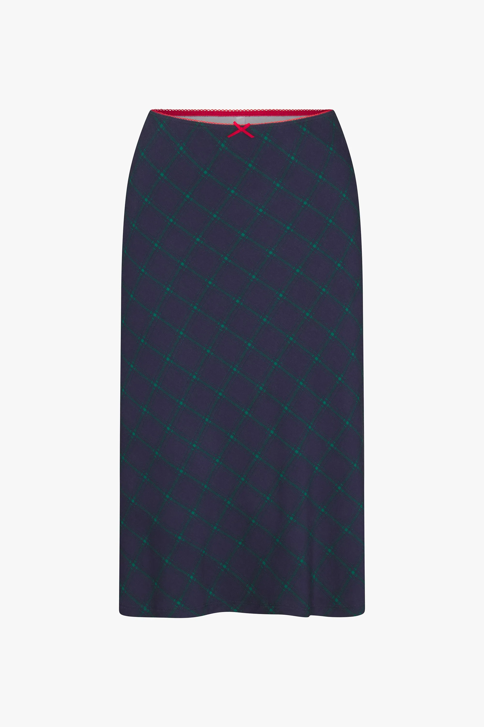 BIAS MIDI SLIP SKIRT IN OXFORD sold by Ratboi