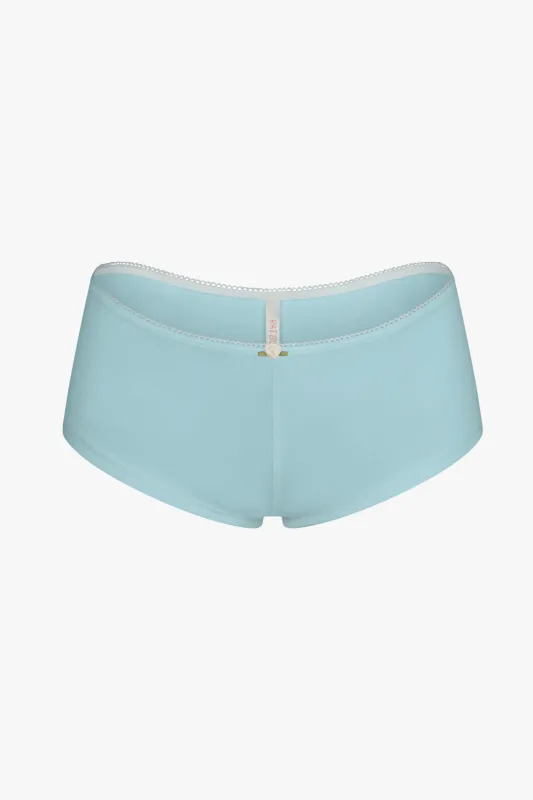 LOW RISE SHORTY BOI BRIEF IN ROBIN made by Ratboi