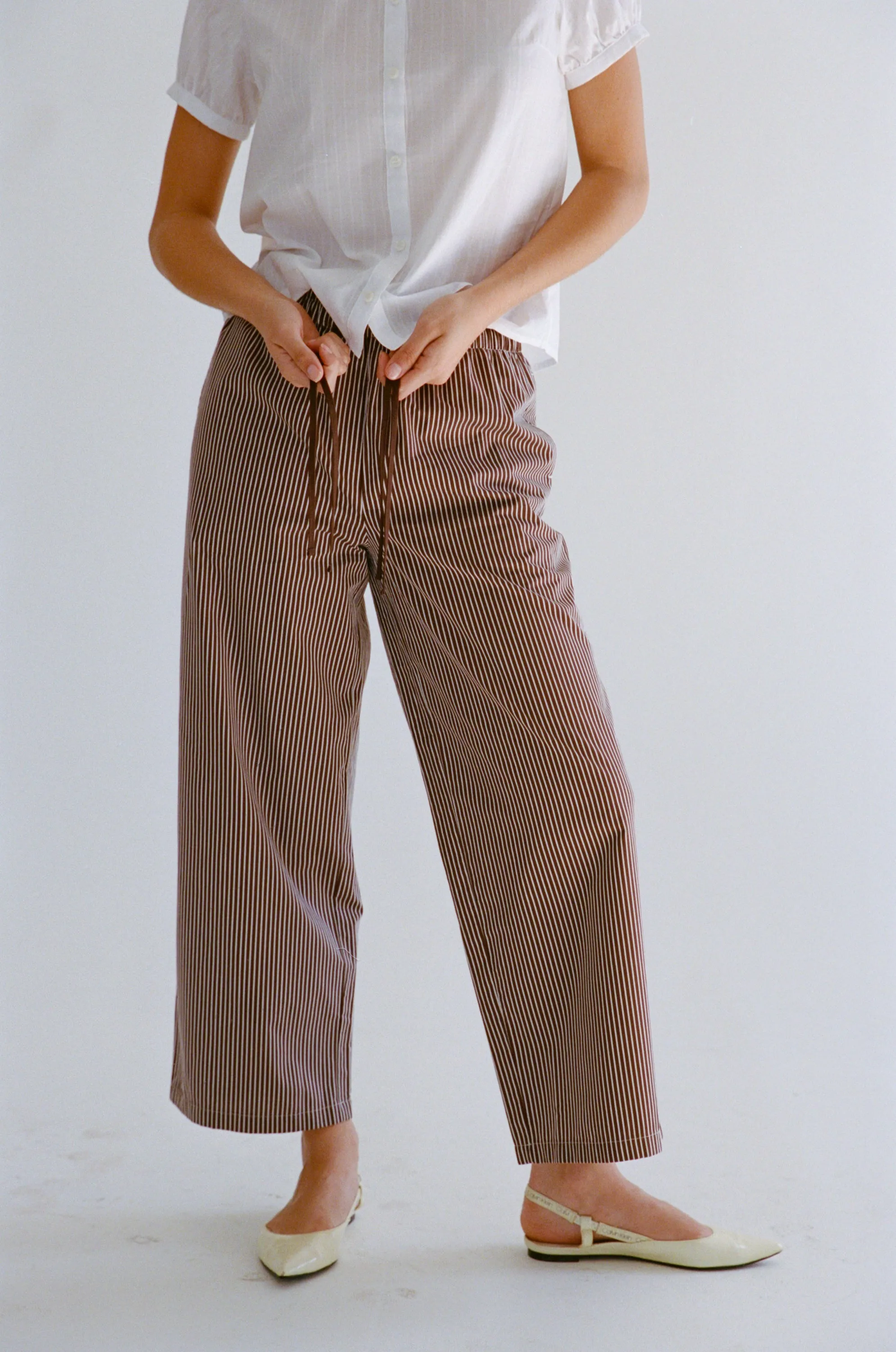 DREAM JOGGER IN MOCHA PINSTRIPE sold by Ratboi product image thumbnail 2