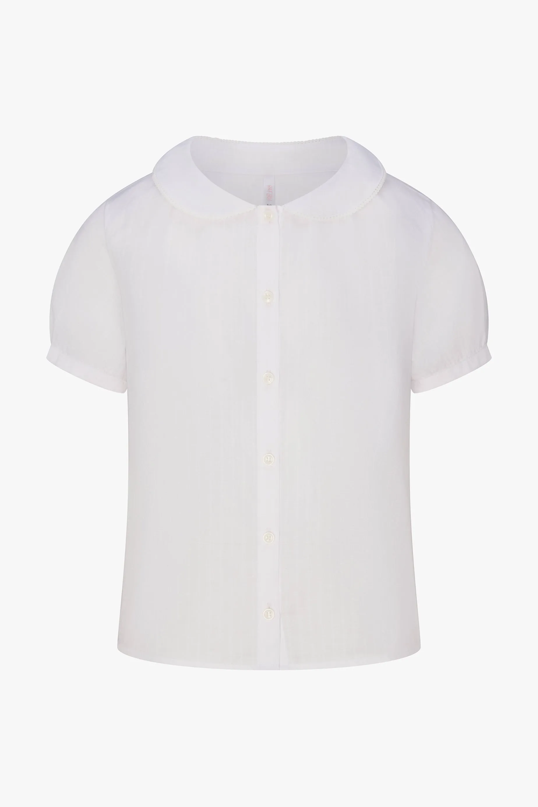 PUFF SLEEVE BUTTON DOWN IN CLOUD DOBBY sold by Ratboi