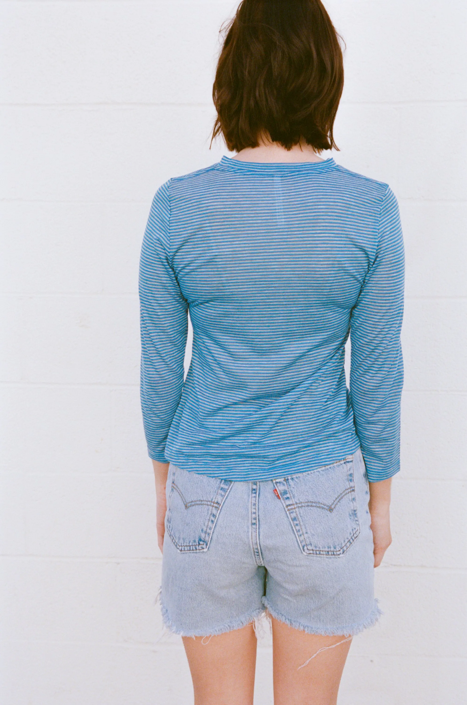 3/4 SLEEVE TOP IN RASPBERRY sold by Ratboi product image thumbnail 5